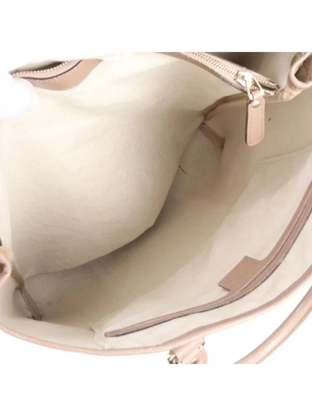 Gucci GG Supreme Sherry Line Leather Tote Shoulder